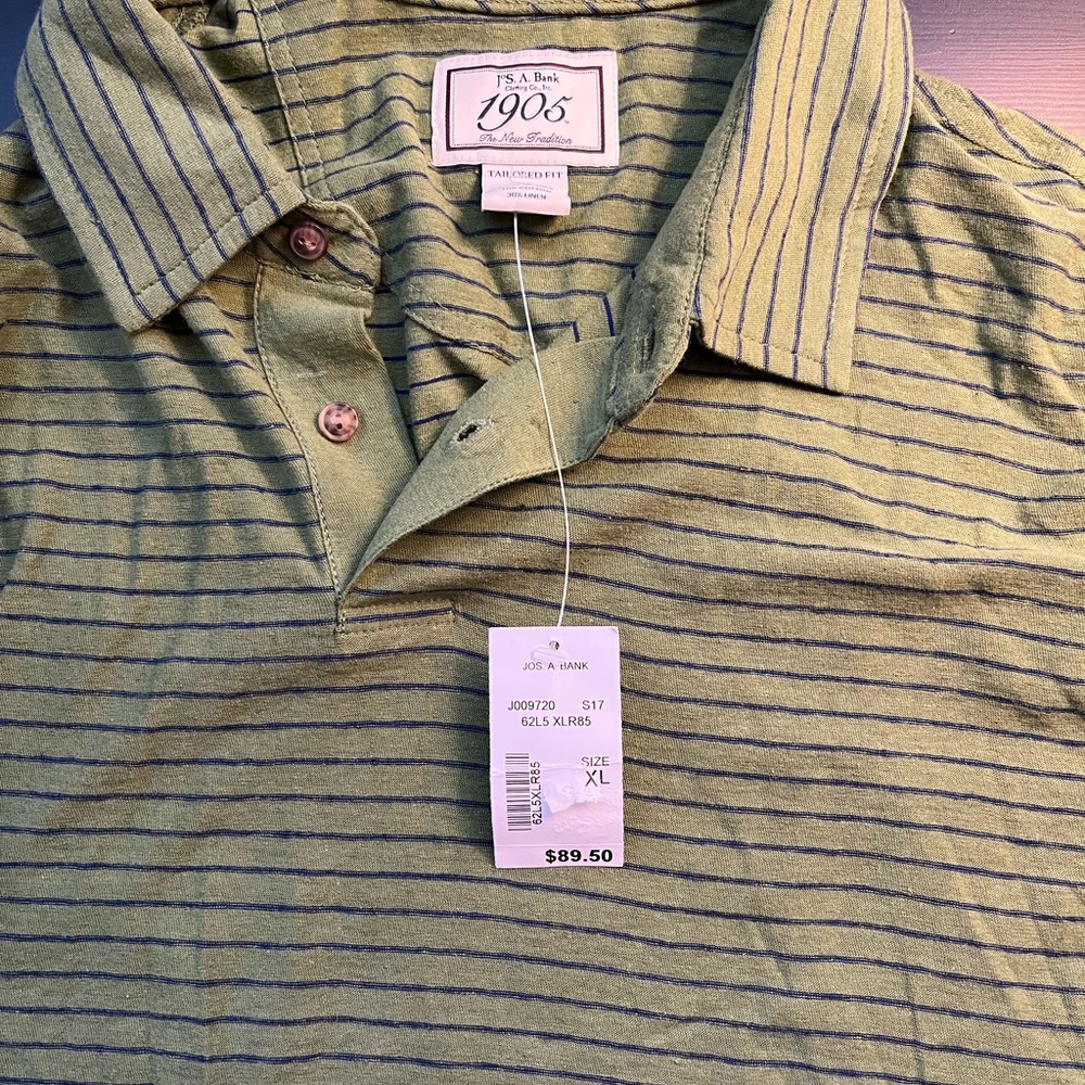 Jos A bank polo dress shirt
